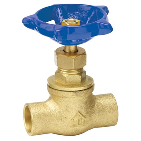Homewerks 230-4-12-12 0.50 in. Brass Copper x Copper Stop Valve 164802